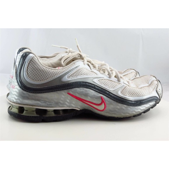 Nike Reax Run 5 Women Sz 9‎ M White Lace Up Running Synthetic Shoe - Picture 4 of 8